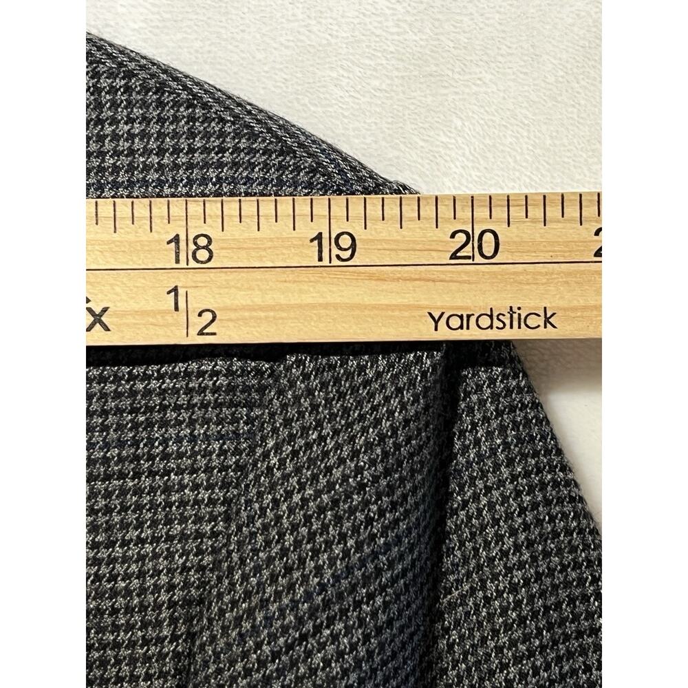 Ralph Lauren LRL 44L Steel Blue Gray Puppytooth Plaid Blazer Sport Coat - Picture 12 of 15